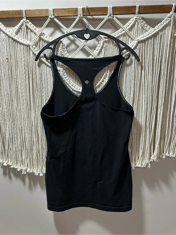 lululemon athletica Black Racerback Tank Top - Image 5