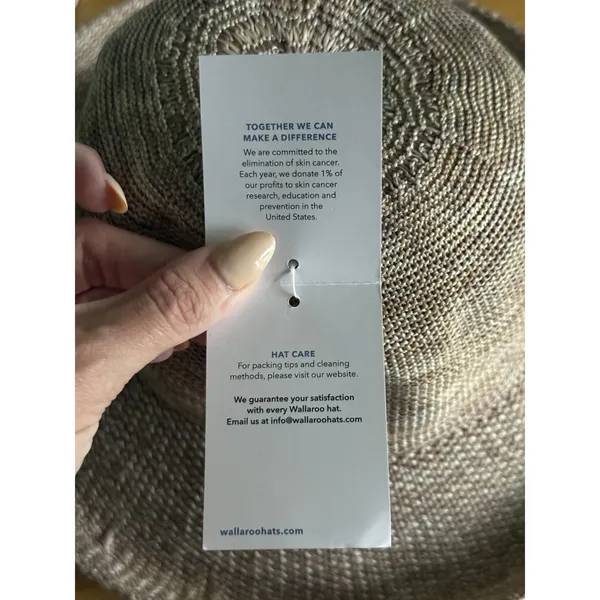 Wallaroo Hat Company Petite Victoria Sun Straw Hat Mixed Camel Beige Packable - Image 9