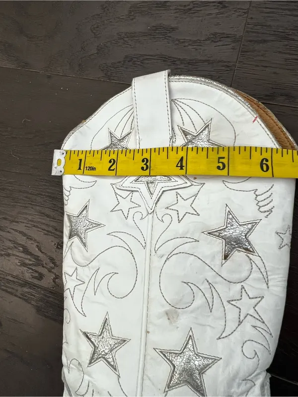 Idyllwiind White Star Accent Western Heeled Boots cowgirl boots - Image 10
