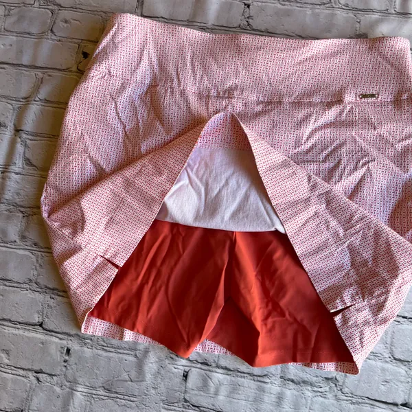 SC & Co. Skort Athletic Tennis Golf Skirt XL Red & White - Image 4