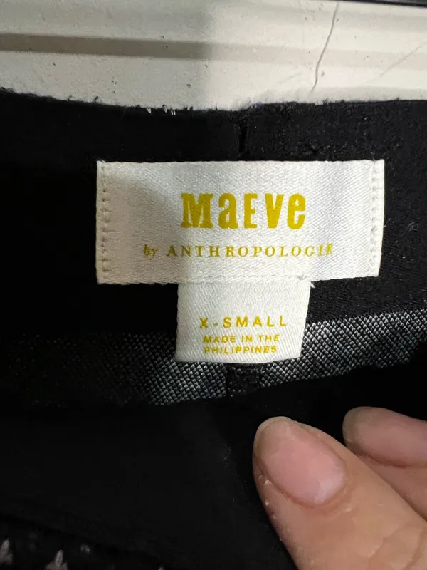 Maeve by Anthropologie The Margot‎ Argyle Kick Flare Crop Pull On Pants - Image 7