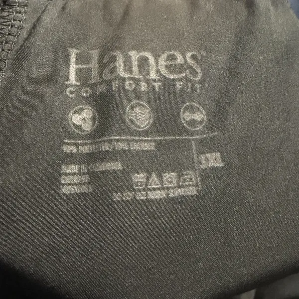 Hanes Women's Sz 3XL Black Scrub Joggers Pants Comfort Fit Pull On Drawstring - Image 6
