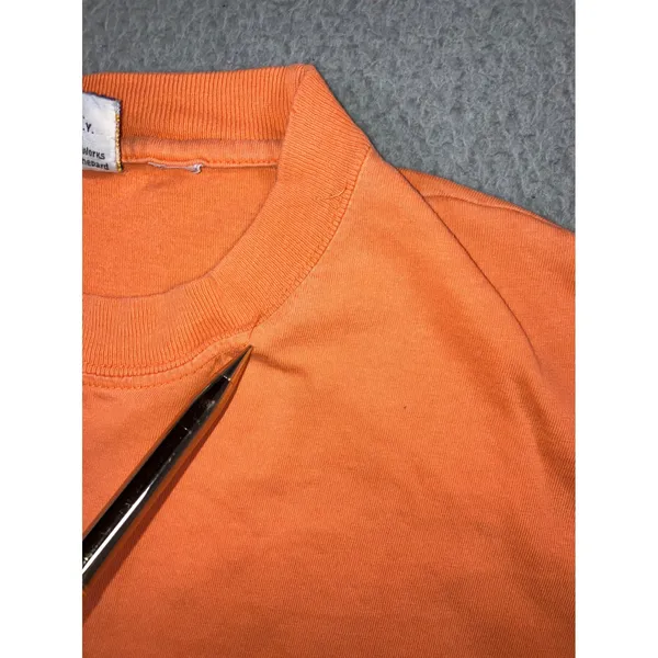 VTG Pooh T-Shirt‎ Women L Orange Eeyore Embroidered Boxy Retro Soft Girl Kidcore - Image 4