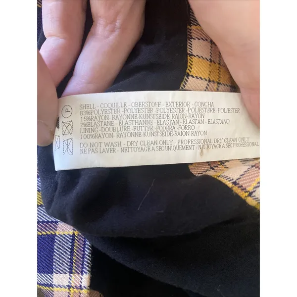 Capulet Belted Plaid Mini Skirt Womens Size XS Yellow Preppy Clueless Revolve‎ - Image 9