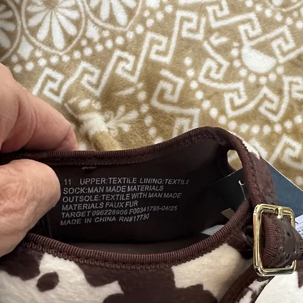 Universal Threads Brown and White Cow Print Flats - Image 6