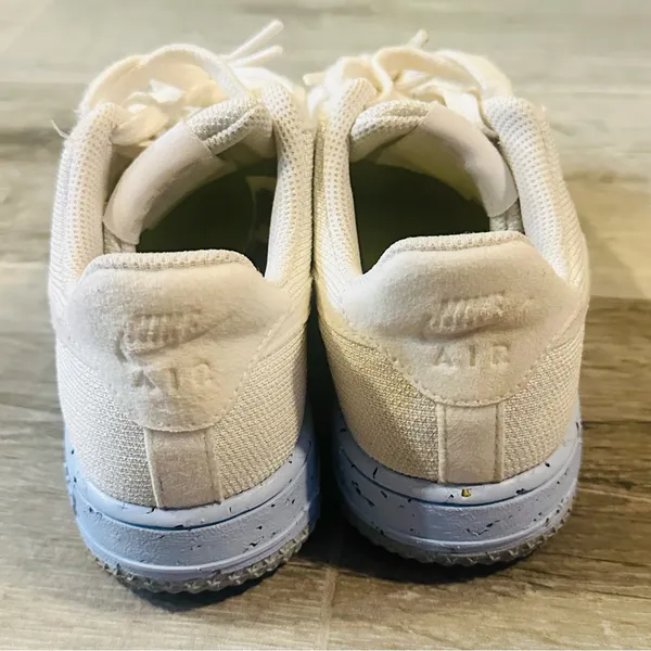 Nike Air Force 1 AF1 Crater FlyKnit Pure Platinum Size 5.5 Sneakerheads - Image 4