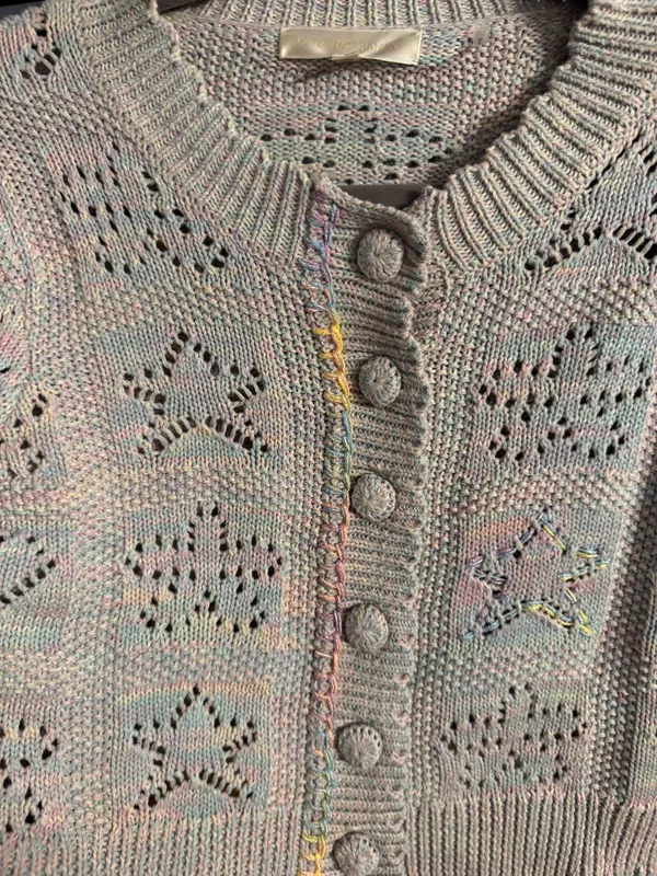 Loveshackfancy Lata Cropped Cardigan small - Image 3