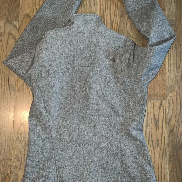 The North Face Women's Apex Bionic Soft Shell Full Zip Jacket Size M Grey - Image 3