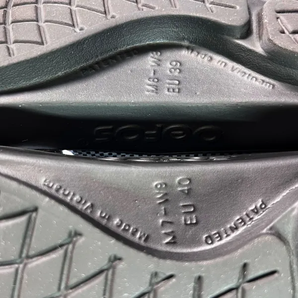 OOFOS OOriginal Sport Graphic Thong Mismatched Sizing Left‎ W9/M7 Right W8/M6 P - Image 4