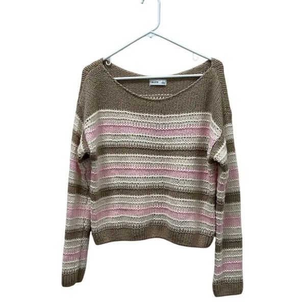 Hollister Co. Slouchy Off-the-Shoulder sweater striped size S - Image 4