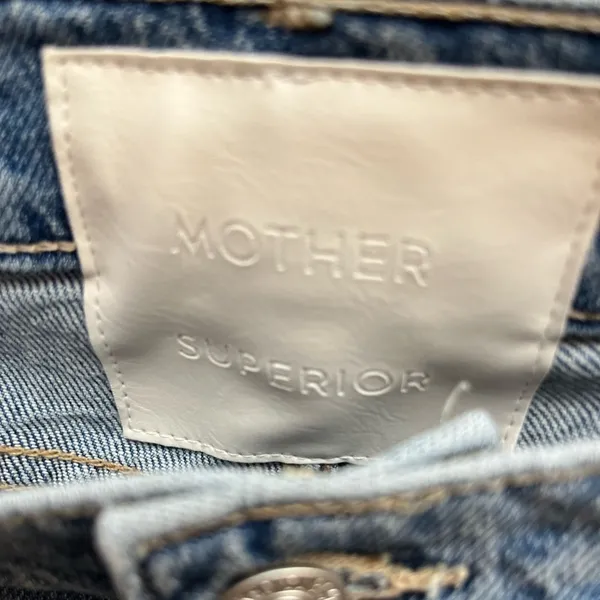 NWT Mother Denim The Dodger Flood Loose Fit Jeans in Mediterranean Muse Blue 28 - Image 8