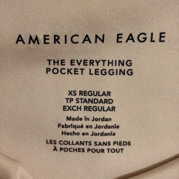 American Eagle The Everything Pocket Legging Peach Blush High Rise XS Regular - Image 6