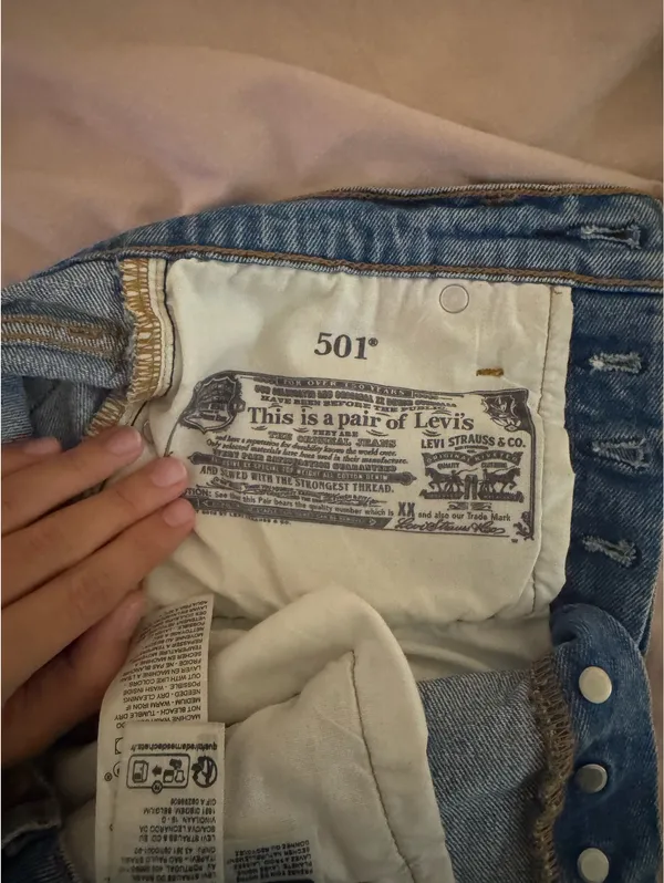 Levi’s 501 Shorts Denim - Image 4