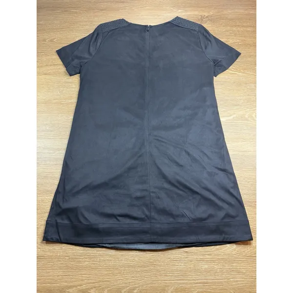Miss Me Dress Women's Size L Black Microsuede Embroidered Boho Western Shift - Image 12