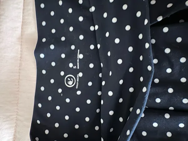 Hollister blue and white poka dot skirt - Image 3