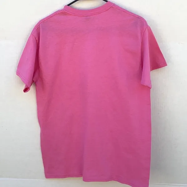 Gildan Womens medium pink short sleeve “Life is better on a backroads” tee - Image 2
