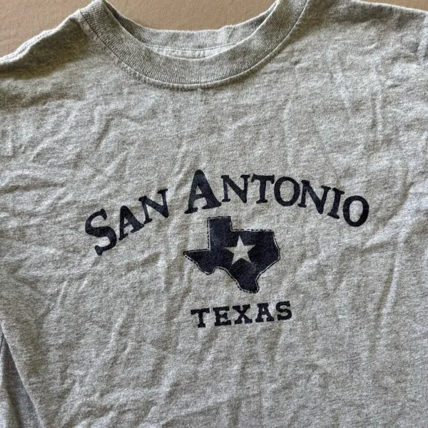 Hanes Vintage Style San Antonio Texas Destination Baby Tee - Image 3