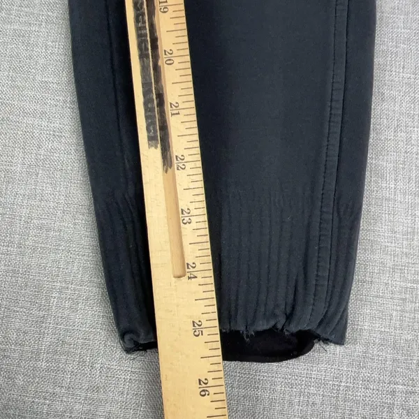 Lululemon Jogger Pants Womens 4 Gray Knit Drawstring Ribbed Cuff Lounge Pockets - Image 2