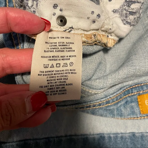 Pilcro And the Letterpress Jean Shorts Distressed Size 29 ‎ Blue Anthropologie - Image 10