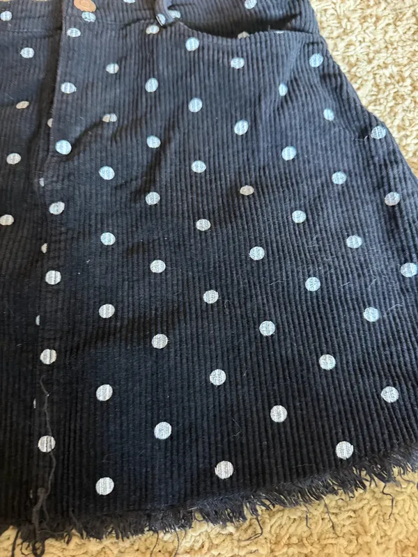Boutique Fill the Brand corduroy polka dot skirt - Image 3