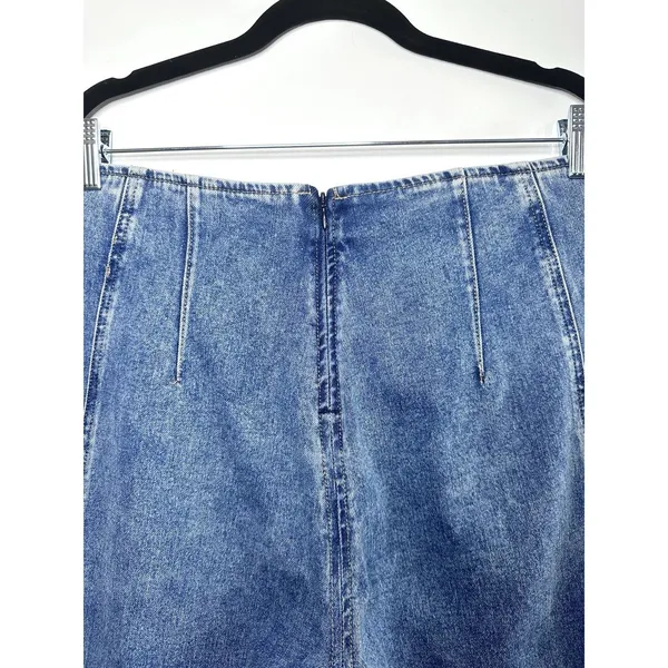 White House‎ Black Market Extra High Rise Wide Leg Crop Jeans Size 10 Bare Back - Image 14