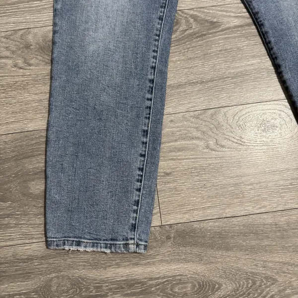 Eunina Women Tyler Super High Rise Mom‎ Ankle Denim Jeans Size 13 Cotton Blend - Image 4