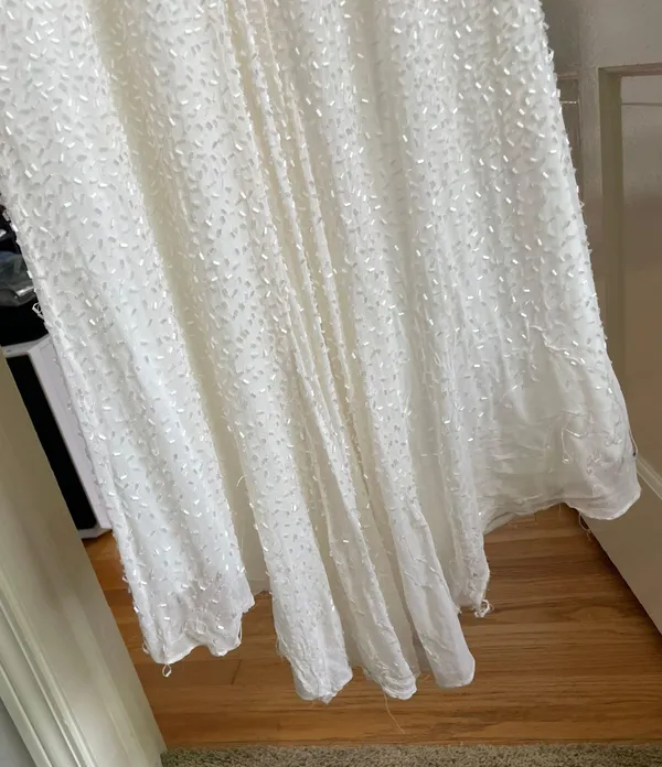 Sherri Hill White Prom Dress - Image 6