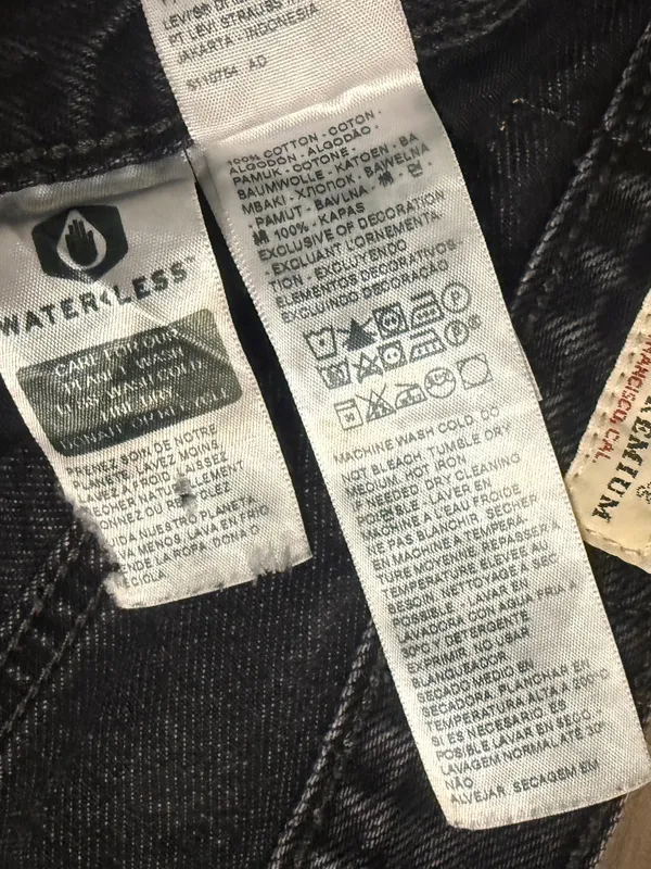 Levi’s Premium Baggy Dad Jeans W32 Black Big E High Rise 100% Cotton - Image 11