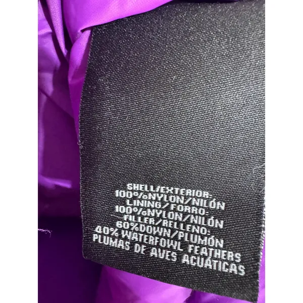 Athletech Medium‎ Purple Puffer Vest Women's Quilted Down Winter Outerwear - Image 3