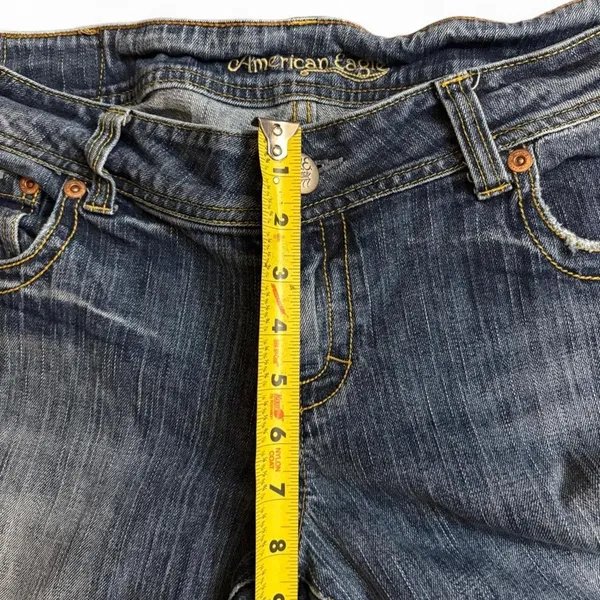 American Eagle Y2K Bootcut Jeans Women 14 Regular Low Rise Stretch - Image 2