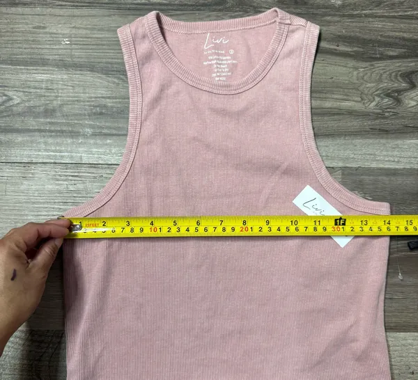 Olivia Rae Pink Fitted Tank Top with Smooth Texture - Image 5