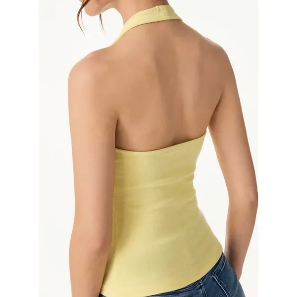 OGL Scoop Neck Side Ruched New Airy Bra Tank Top Peridot Green Size M New - Image 4