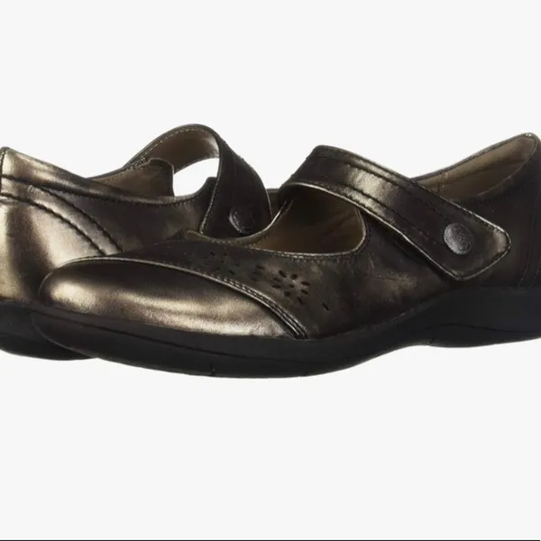Rockport Daisey mary Jane Shoes‎ metallic bronze size 9.5 - Image 2