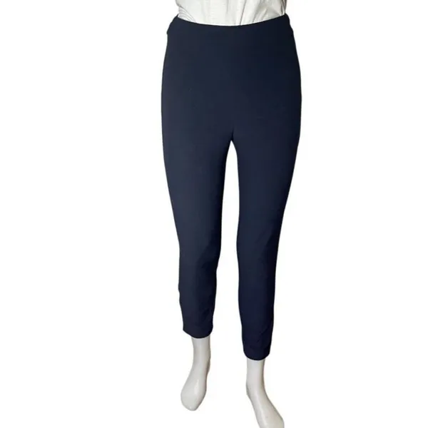 EXPRESS Blue Pantsuit Dark Navy Pants Double Breasted Blazer Jacket Size Small - Image 6