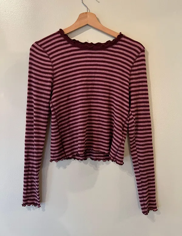 Abercrombie Striped Long Sleeve - Image 2
