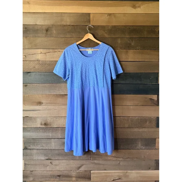 American-vintage Women's Blue and Purple Dress - Image 3