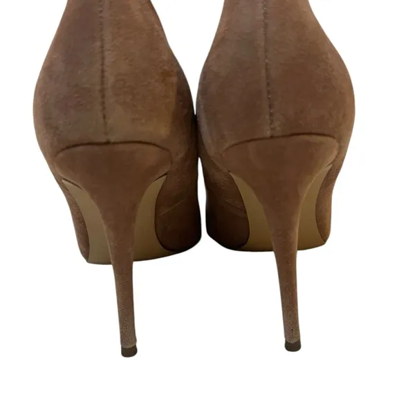 Steve Madden Daisie Beige pinkish Suede Stiletto Heels size 6 - Image 5