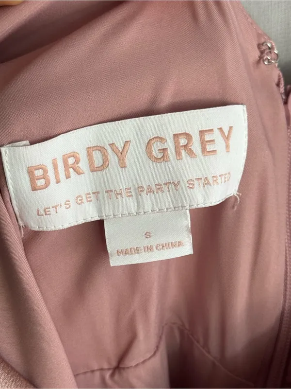 Birdy Grey Catherine Shiny Satin Dress - Image 4