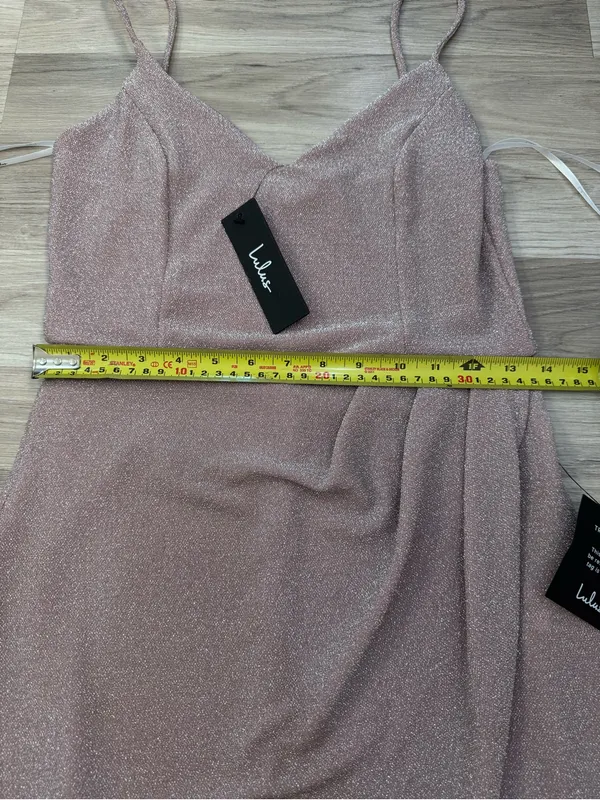 Lulu's Shimmery Light Pink mini dress - Image 11