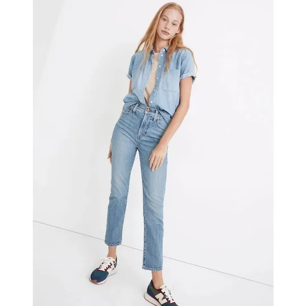Madewell Women's The Perfect Vintage Jean Banner Wash Size 26 - Image 4