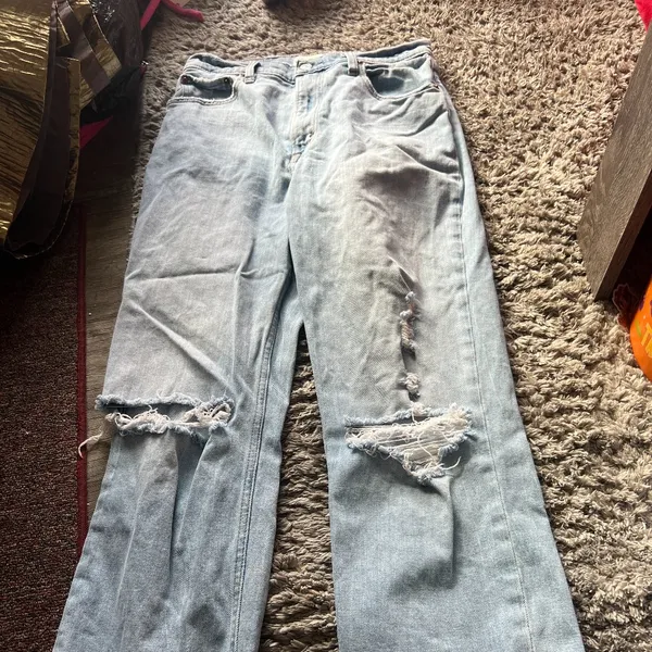 Abercrombie &‎ Fitch the ankle striaght ultra high rise jeans size 6 - Image 3