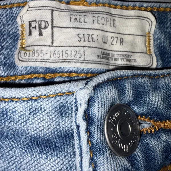 Free People We The Free Rita Kick Crop Flare Jeans 27 - Image 9