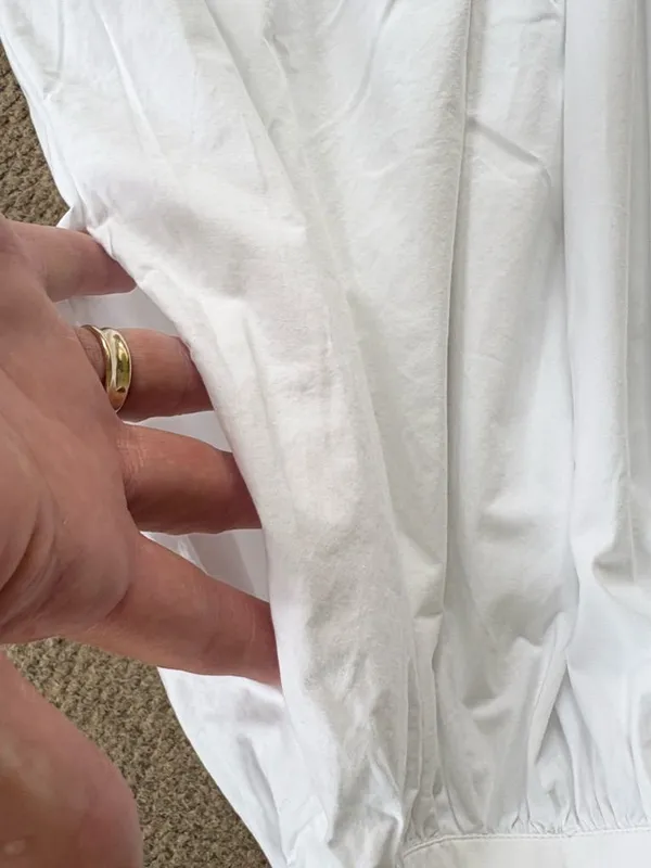 Like New Free People Gaia Full Circle Poplin Skort White Size Large - Image 8