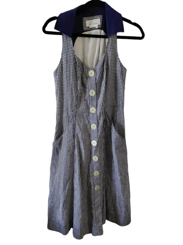 Anthropologie Camelia Gingham Dress Women’s Size 4 - Image 3
