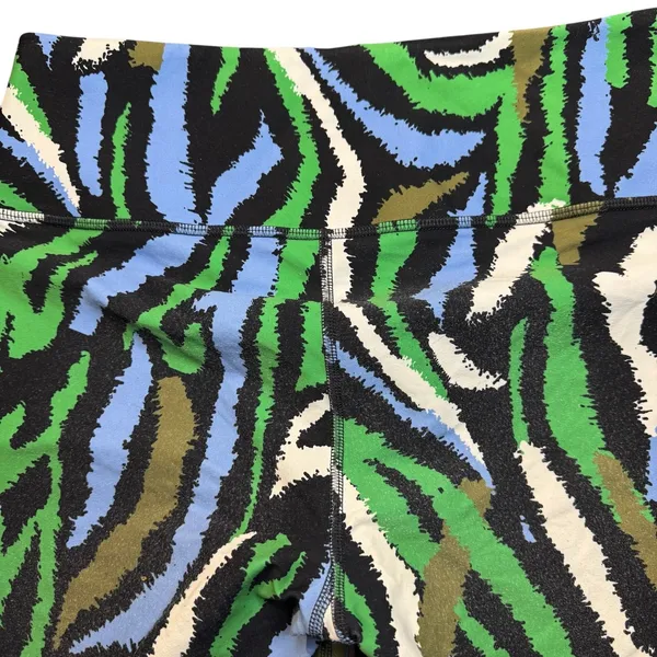 Diane Von Furstenberg X Target Womens Bike Shorts Disco Zebra Green Multi Medium - Image 10