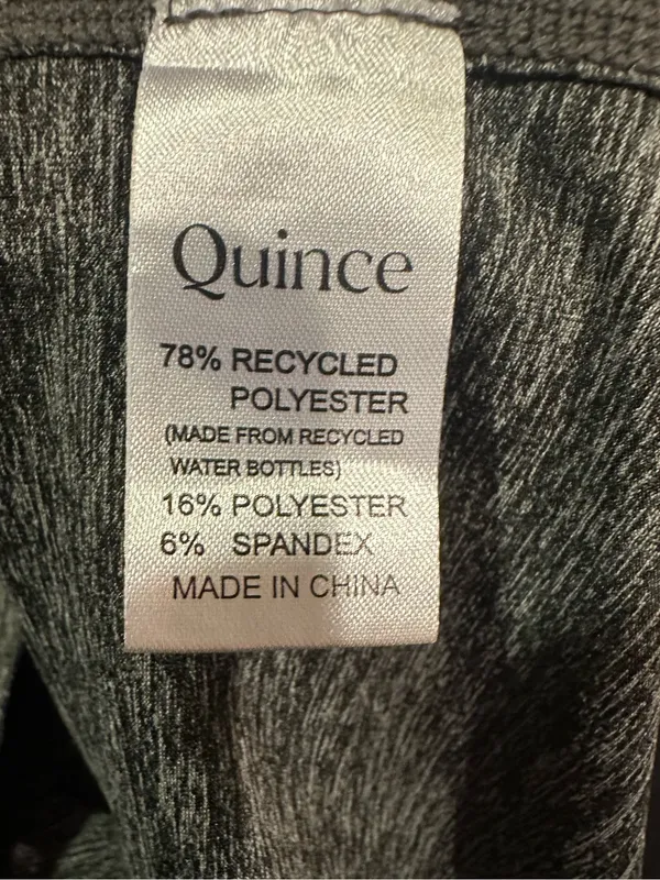 Quince Flowknit Ultra Soft Performance Racerback Tank Heather Grey XS - Image 6