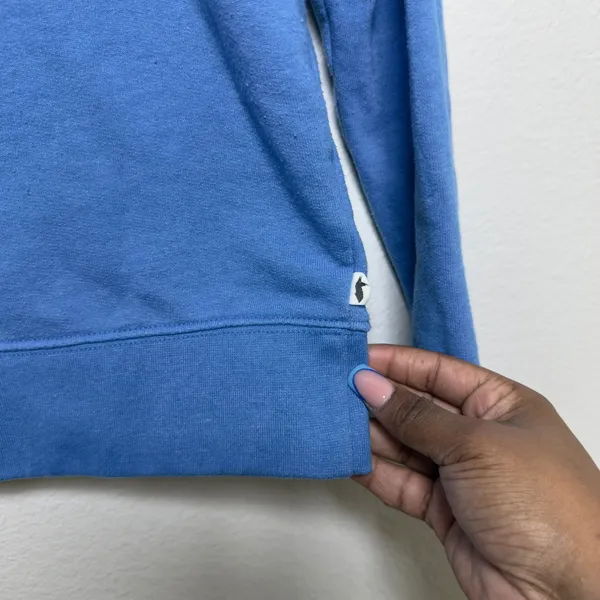 Cotopaxi Women Organic‎ Cotton Sweatshirt Small Blue Do Good Graphic Pullover - Image 3