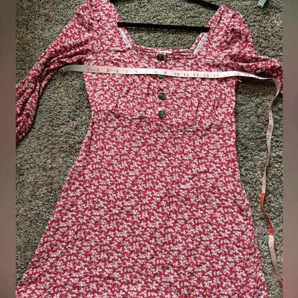 American Eagle‎ Floral Red Dress - Image 9