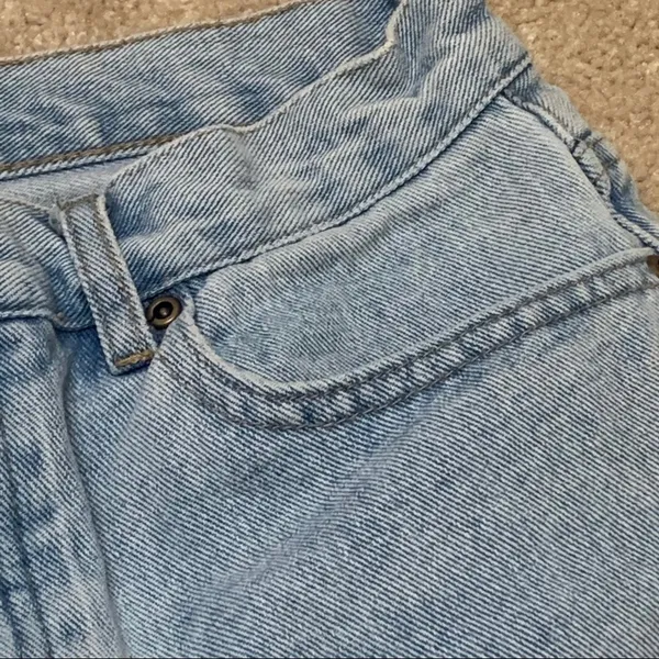 Forever 21 Light Wash Denim Cuffed Shorts 27 - Image 3