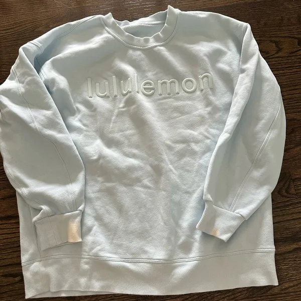 lululemon athletica Women's Light Blue Sweater - Image 2